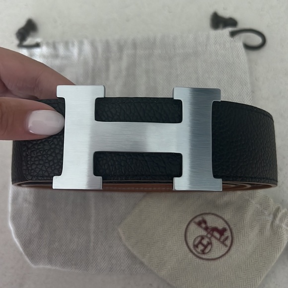 Hermes Accessories - Leather Reversible H Belt